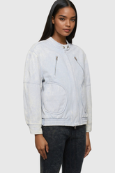 Aiken Cepli Fermuarlı Ceket